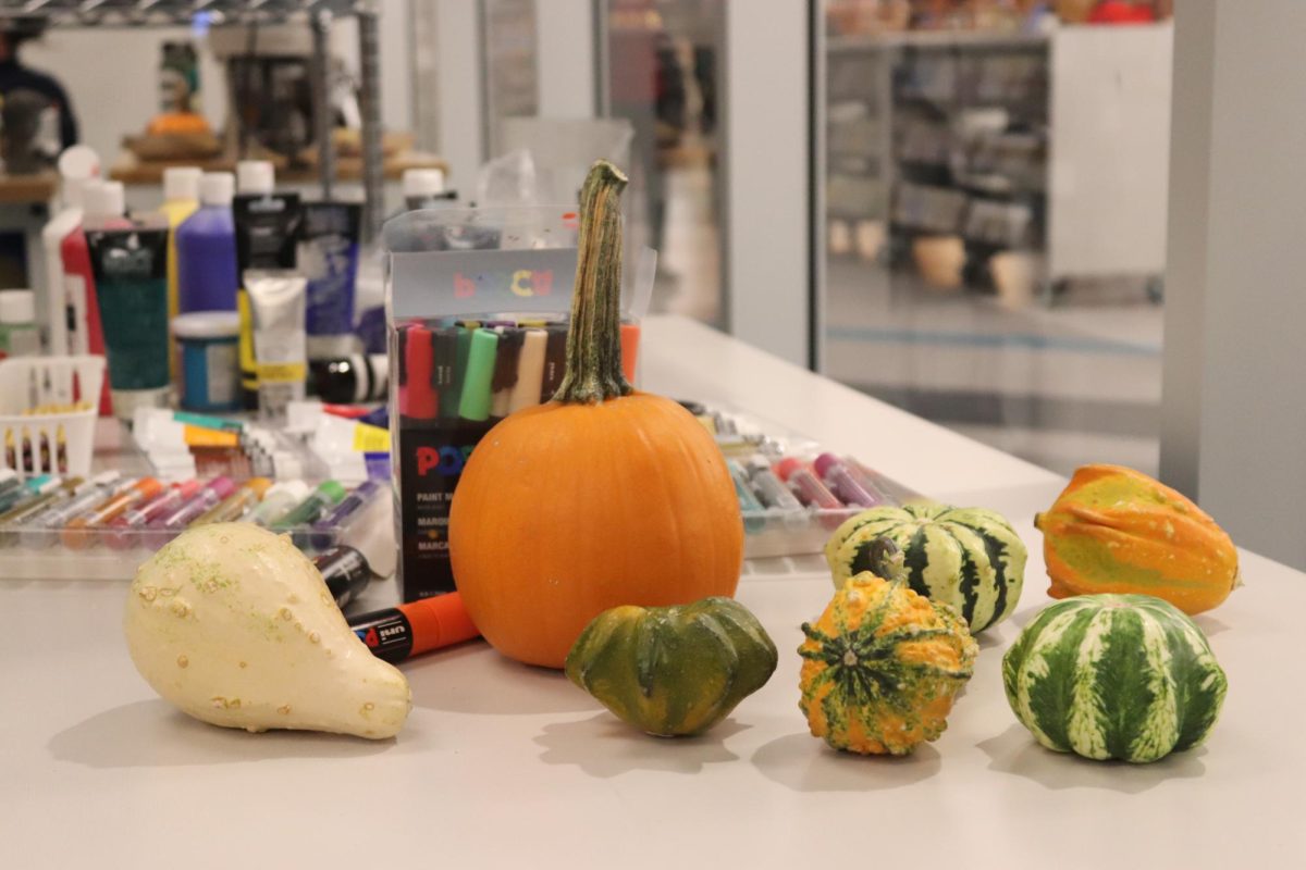 The Downey City Library held an art workshop for painting pumpkins on Oct. 17.