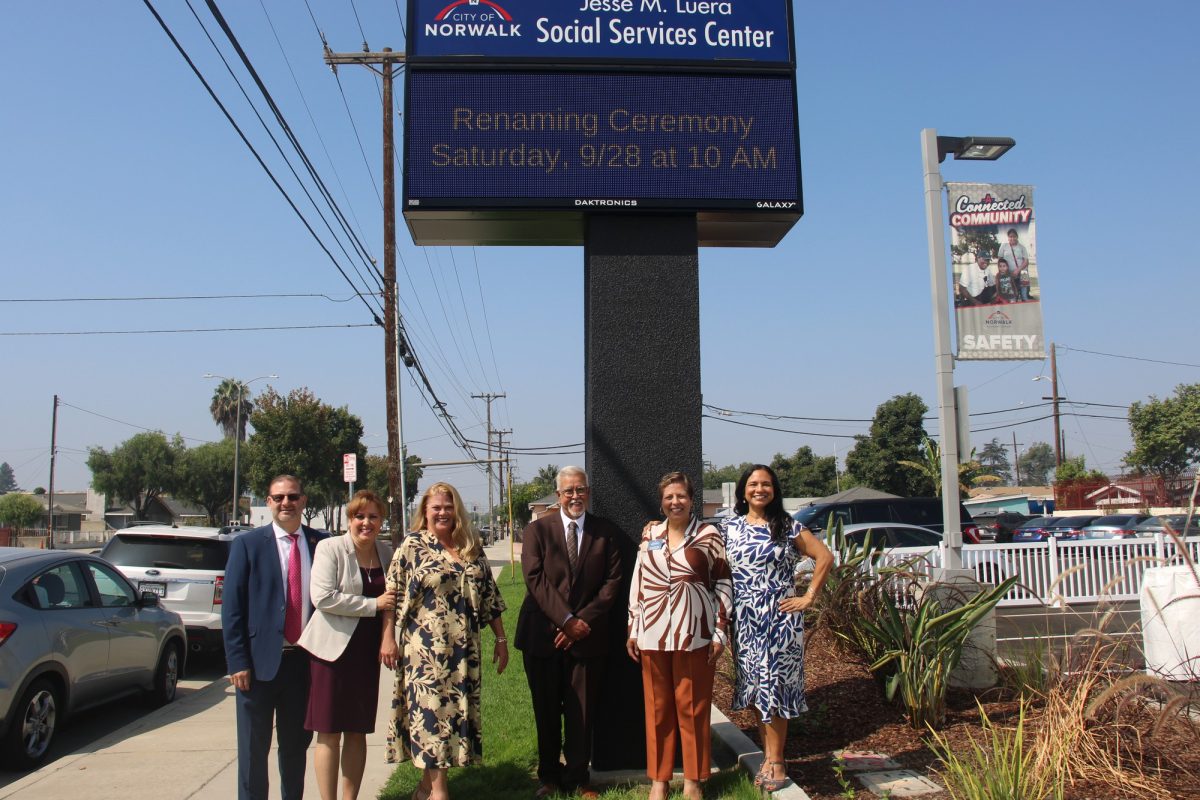 The City of Norwalk held a special event for the renaming of their Social Serviced Center on Sept. 28 Photo credit: Adrienne Fajardo