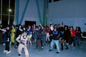 Guests doing the dougie at the Halloween Spooktacular dance on Oct. 25. Photo credit: Richard Carlos