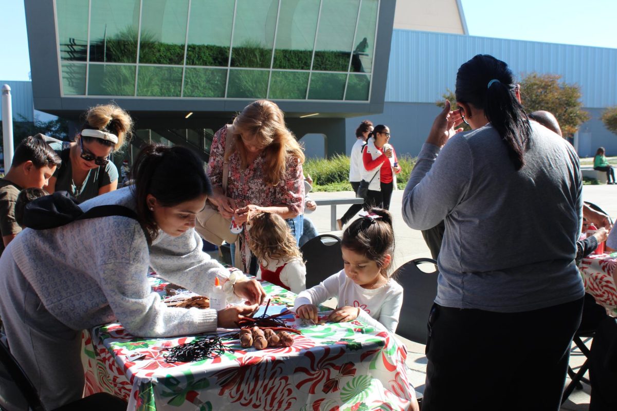 Cerritos College held its annual Santa's Village for the public to meet Santa and participate in a variety of holiday arts and crafts.