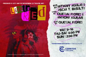 A flyer of the musical Little Red. 