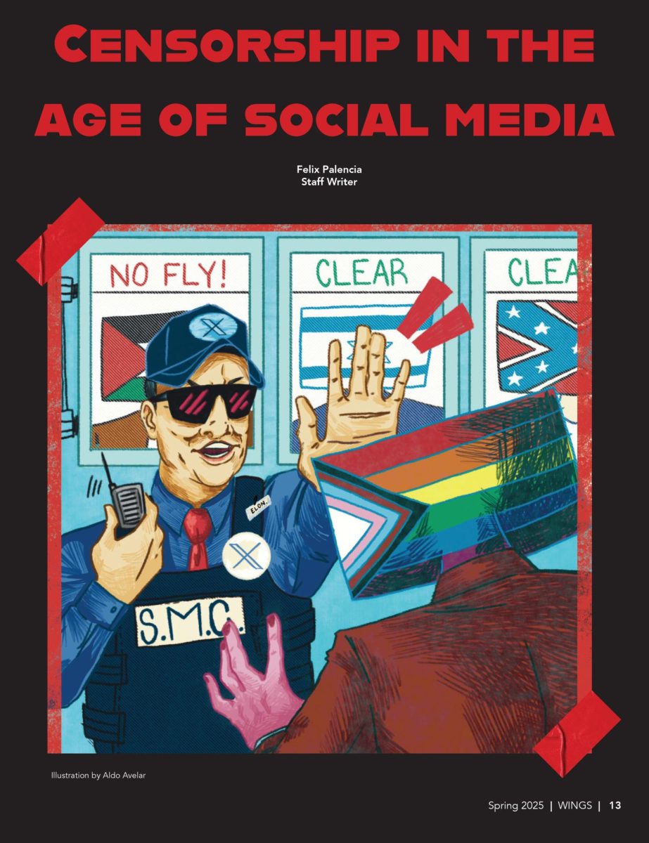 Wings Magazine Spring 2025 - Censorship in the age of social media